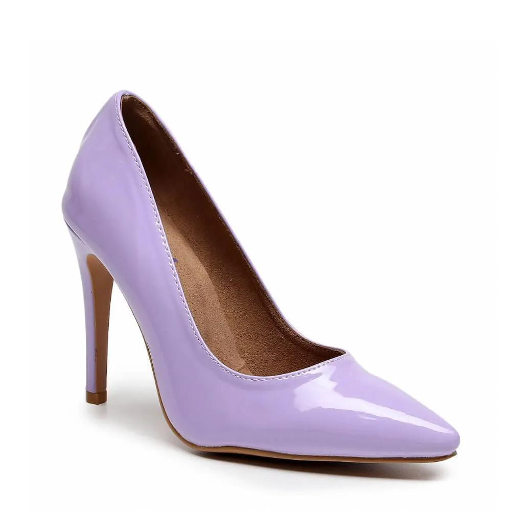 Adira - Lavender Vegan Patent - Street Sole