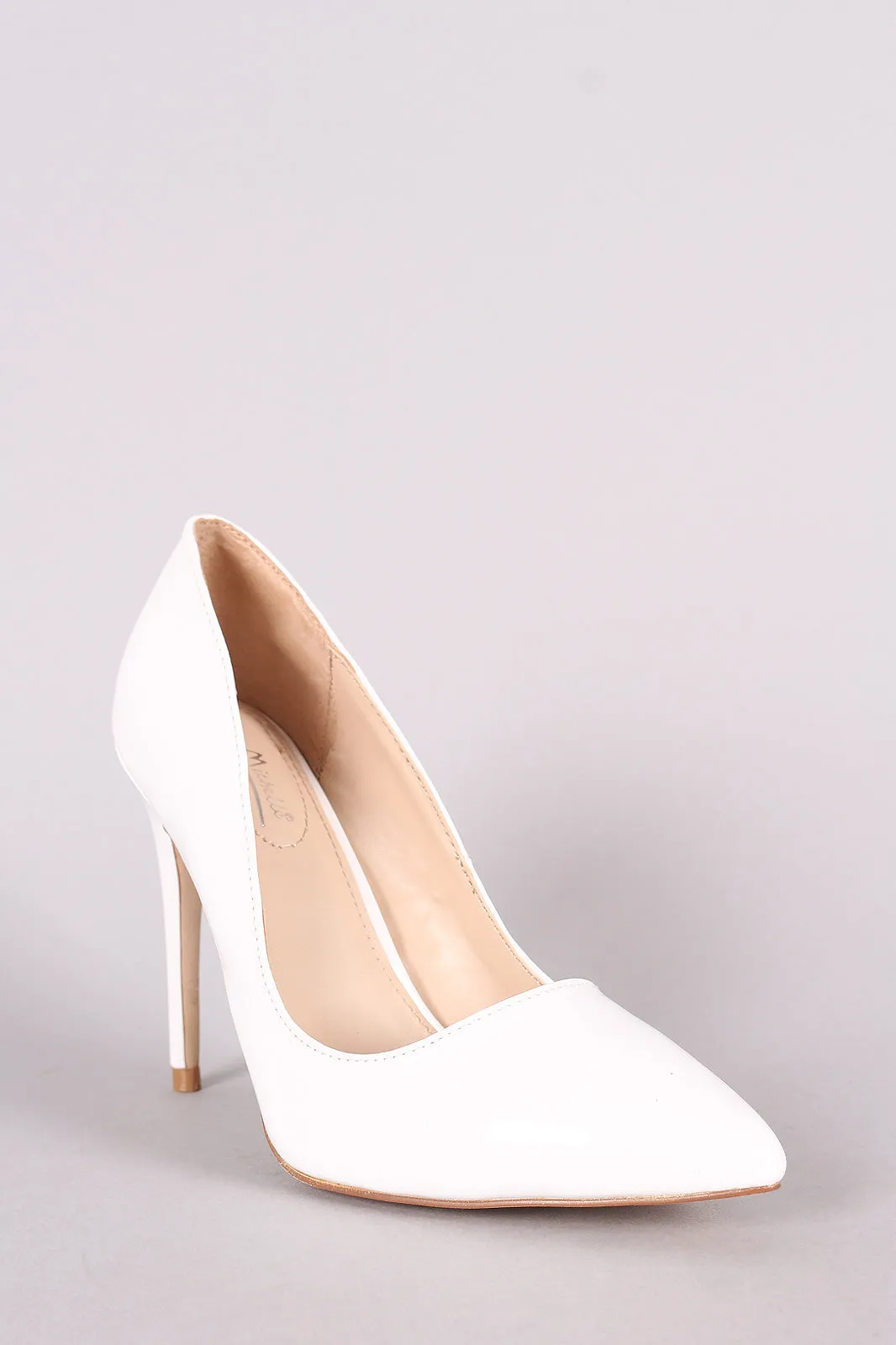 Anne Michelle Patent Pointy Toe Stiletto Pump