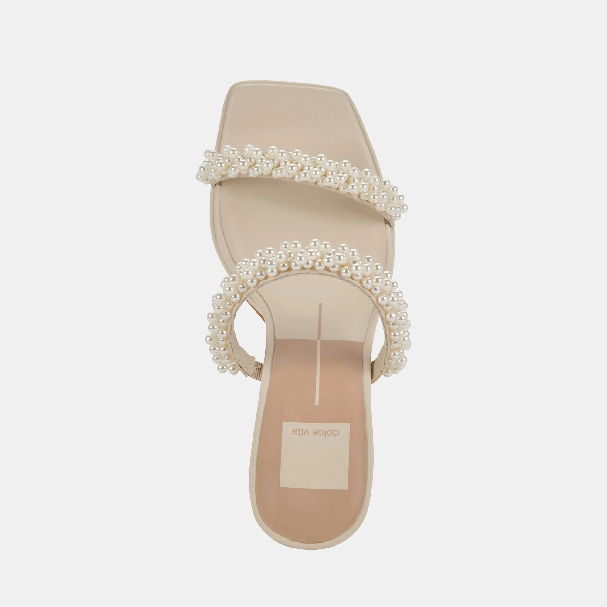 ARIELE HEELS VANILLA PEARLS