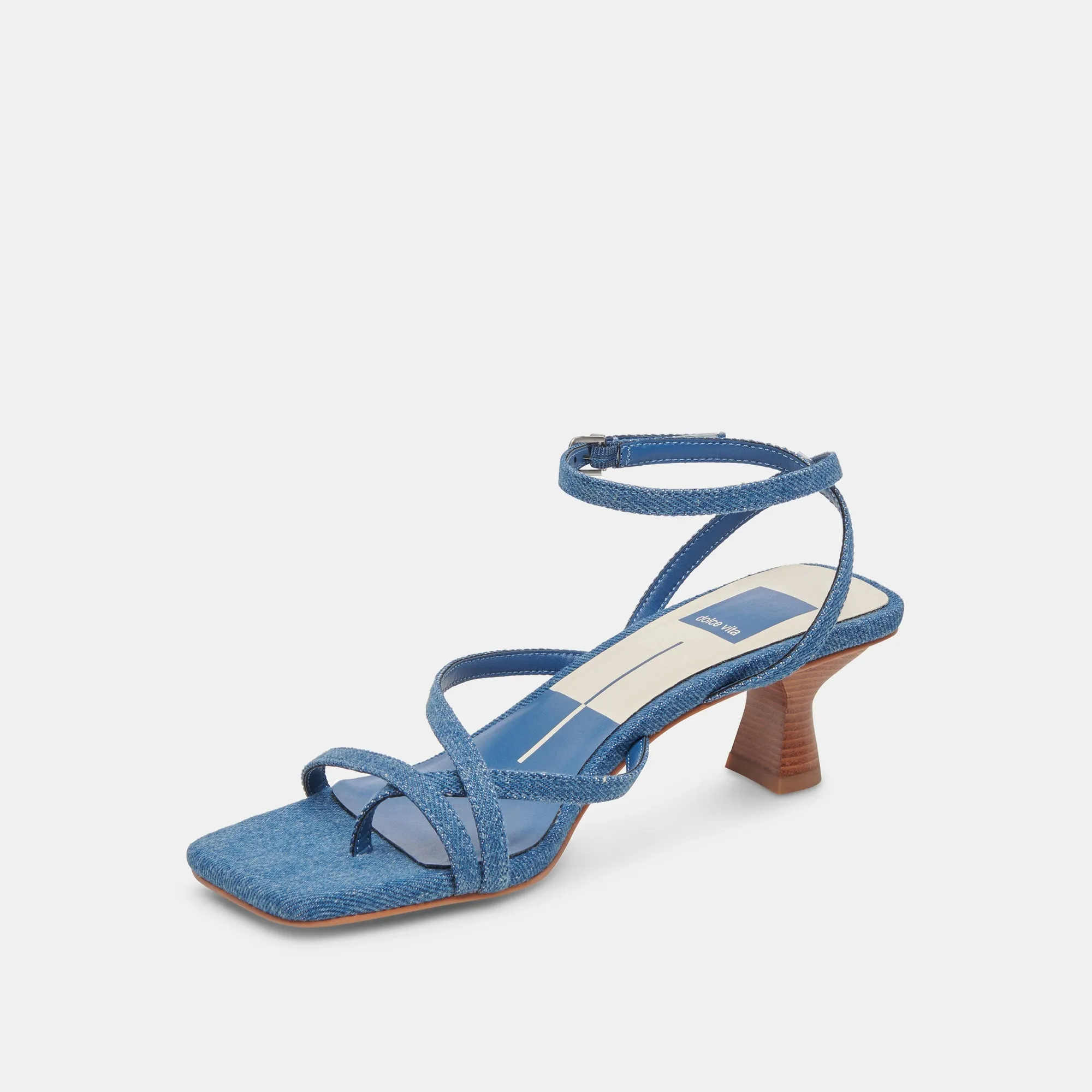 BAYLOR HEELS BLUE DENIM