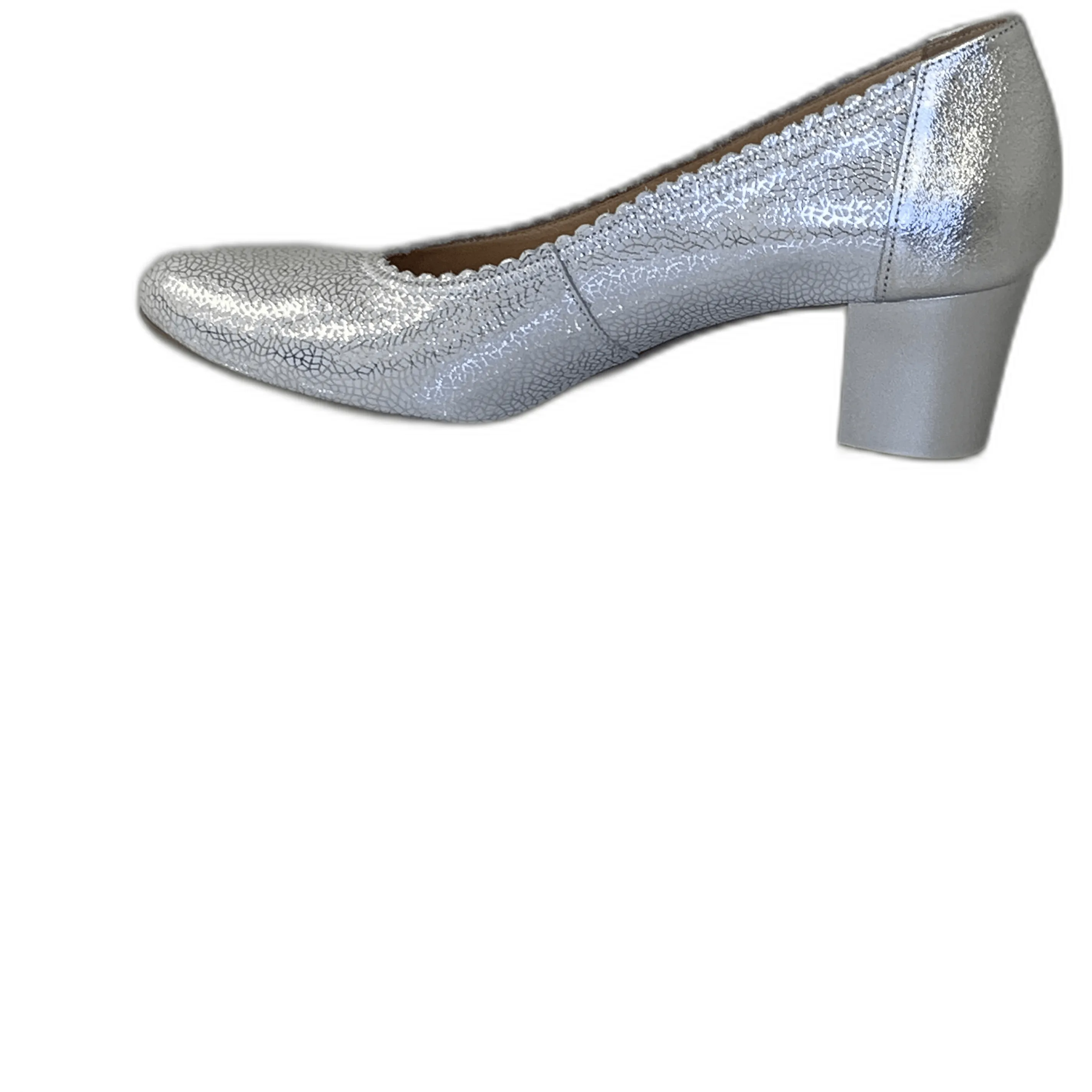 Bioeco Womens Shoe 5527 Silver Leather