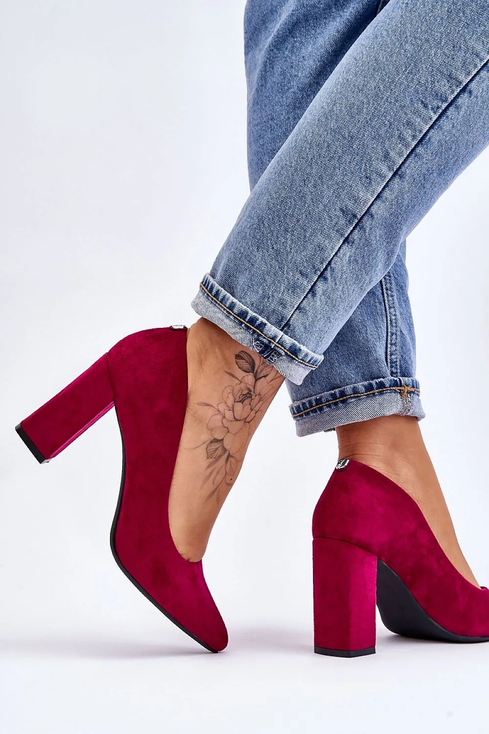 Block heel pumps Step in style