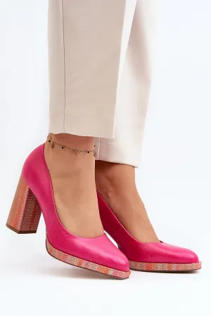 Block heel pumps Step in style