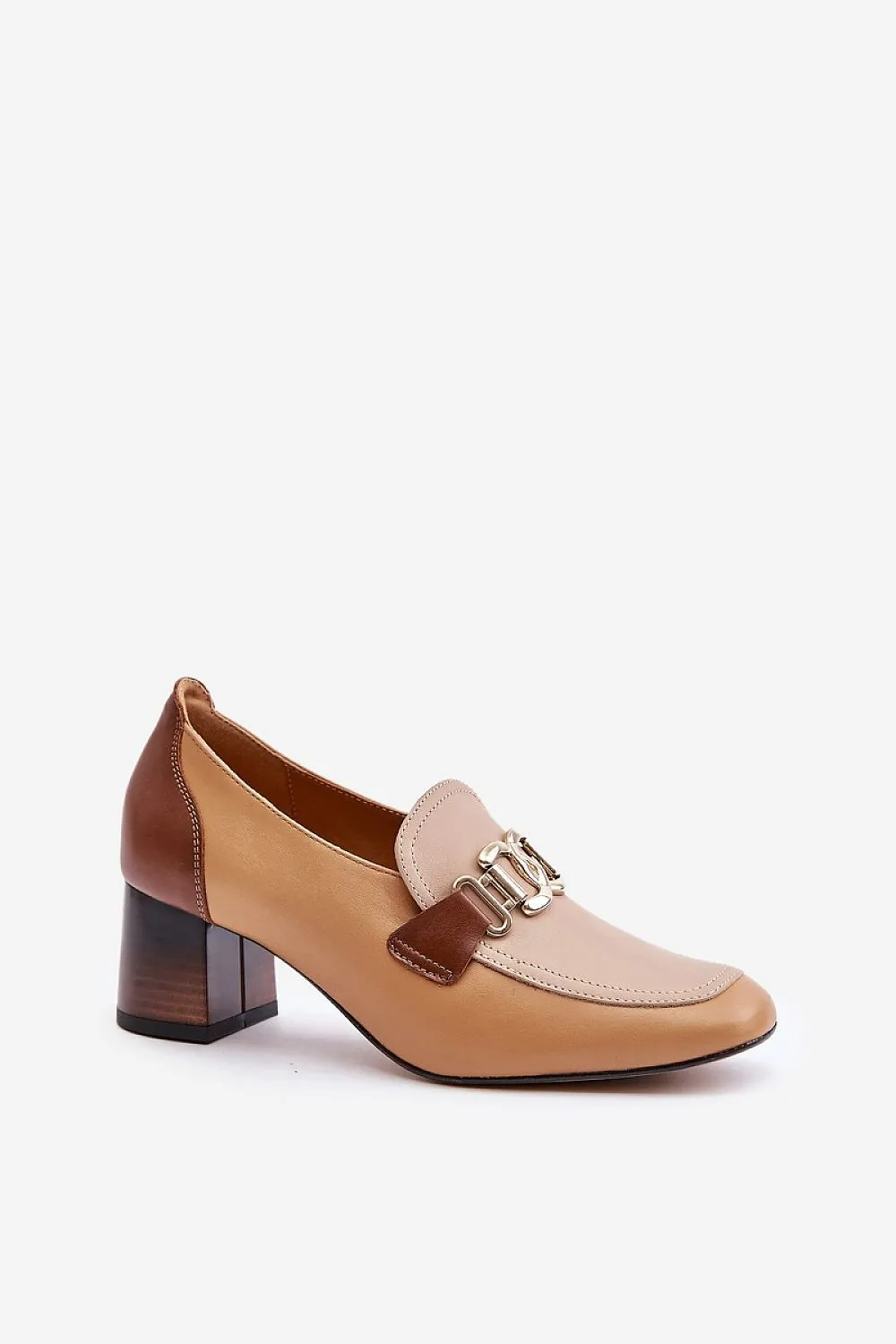 Block heel pumps Step in style