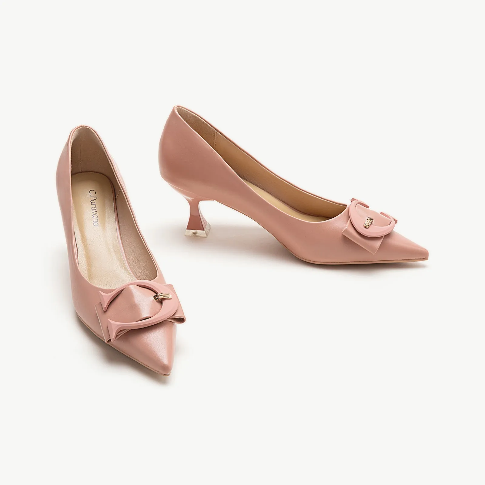 C Buckle Pumps (Olivia) Pink