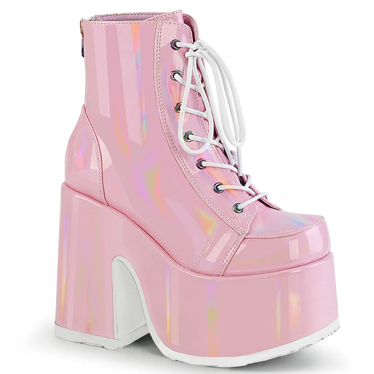 Camel Boots Pink Hologram