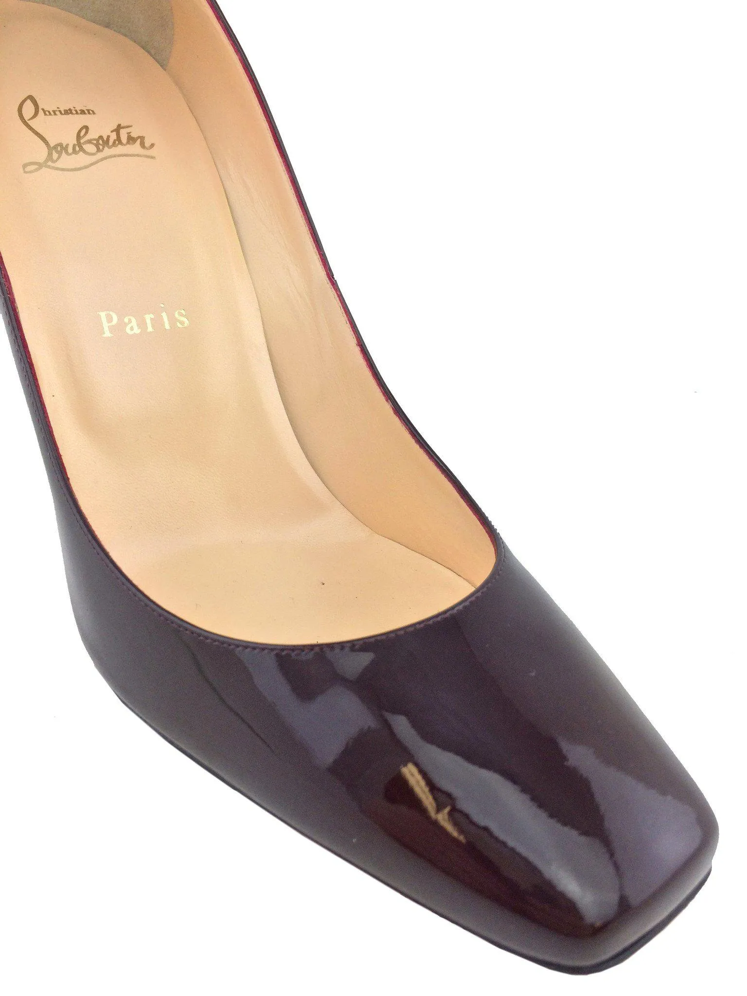 Christian Louboutin Patent Leather Particule Pumps Size 11 NEW