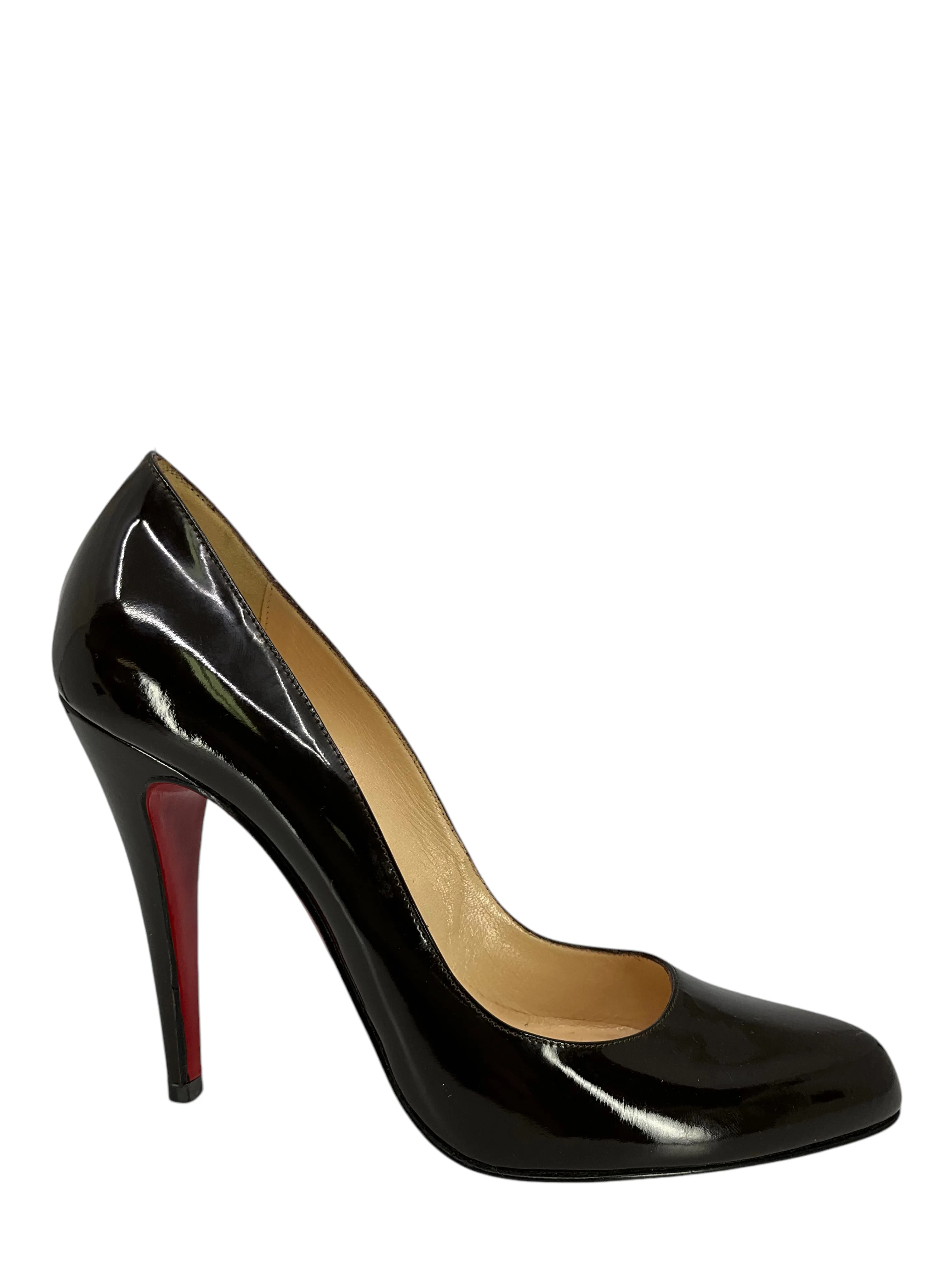 Christian Louboutin Patent Leather Pumps Size 8 NEW