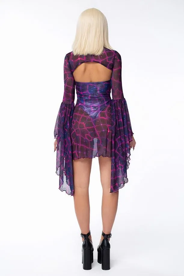 Cosmic Witch Bodysuit Outlined Dress