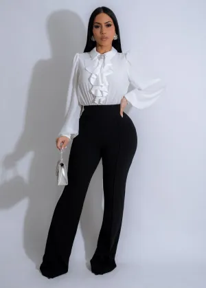 Elegance Unveiled Rhinestone Jumpsuit Black