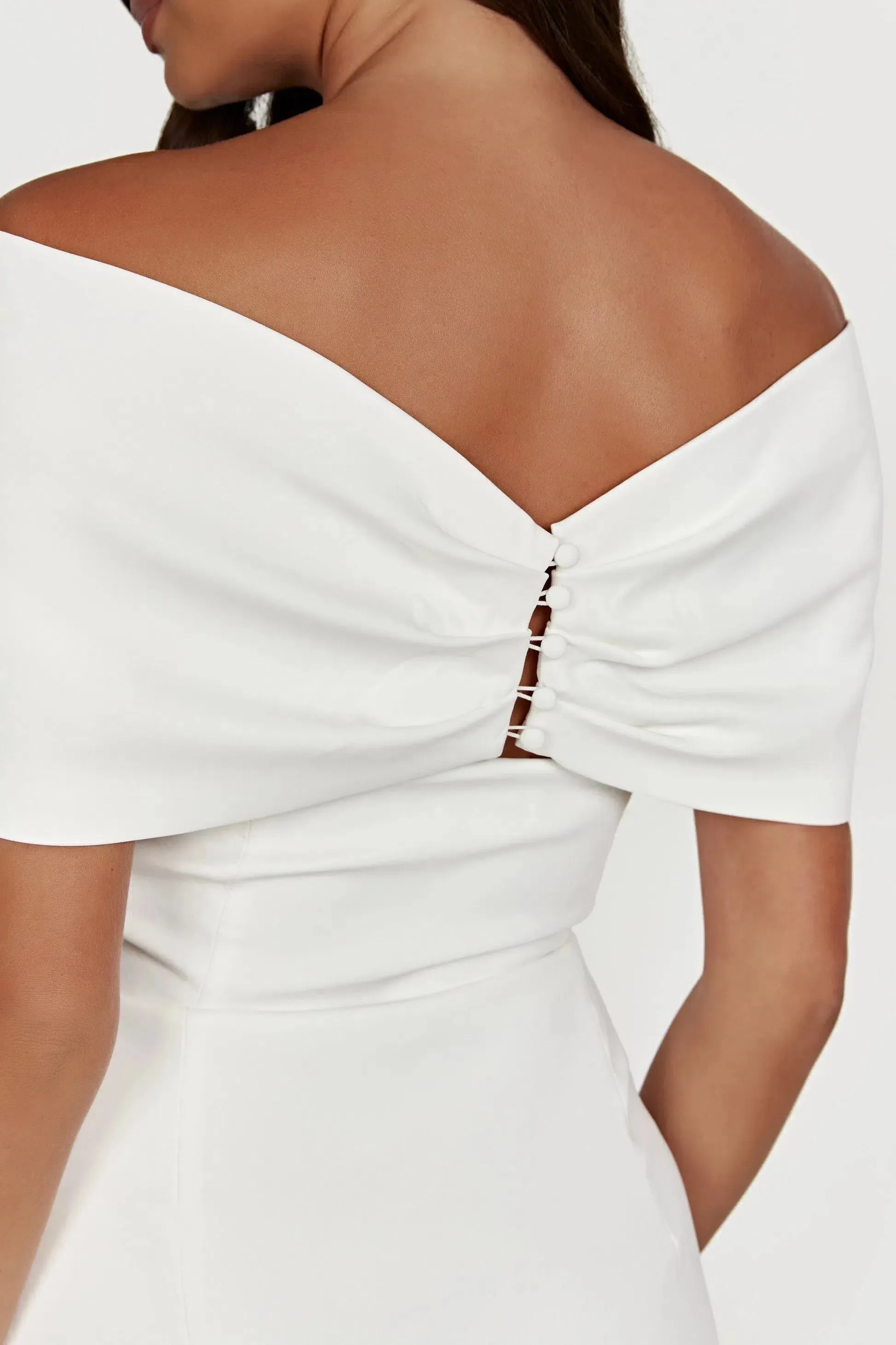 Faelina – Off-the-shoulder – Bow-accent dress