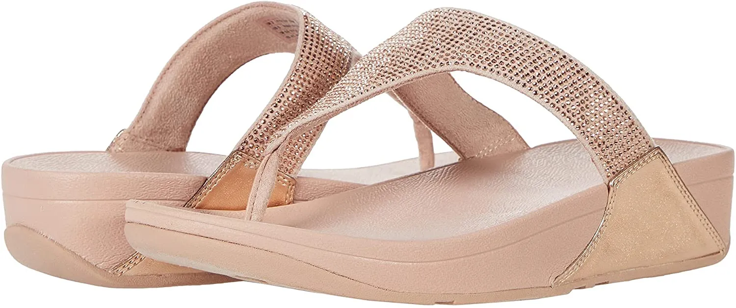 FitFlop Women's Lulu Crystal Toe-Post Sandal