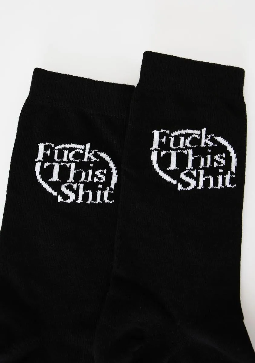 Fukk This Ish Crew Socks