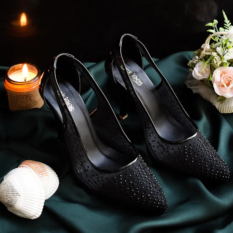 Heaven Heels Black