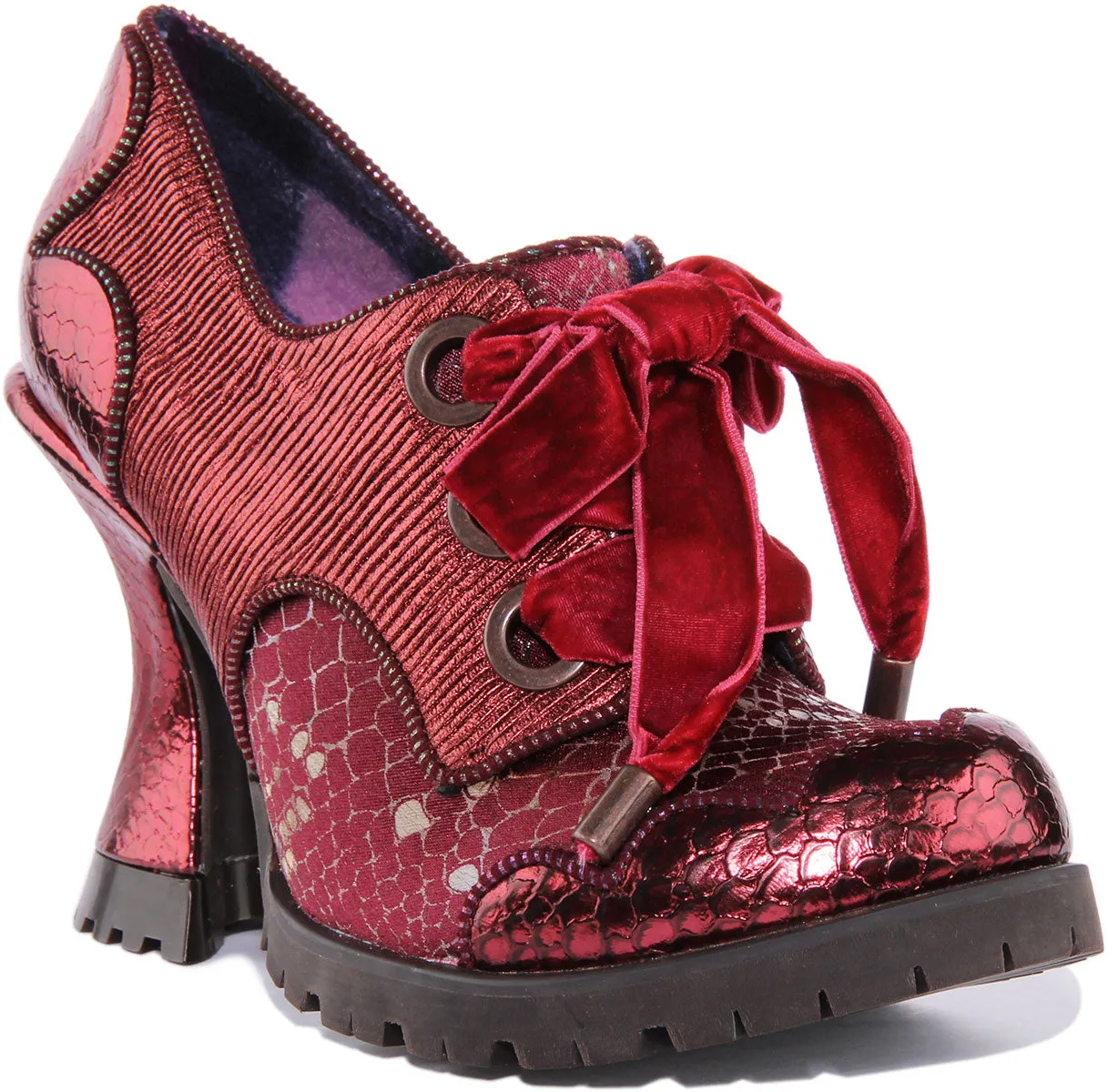 Irregular Choice Whimsical Wonder In Bordo For Women