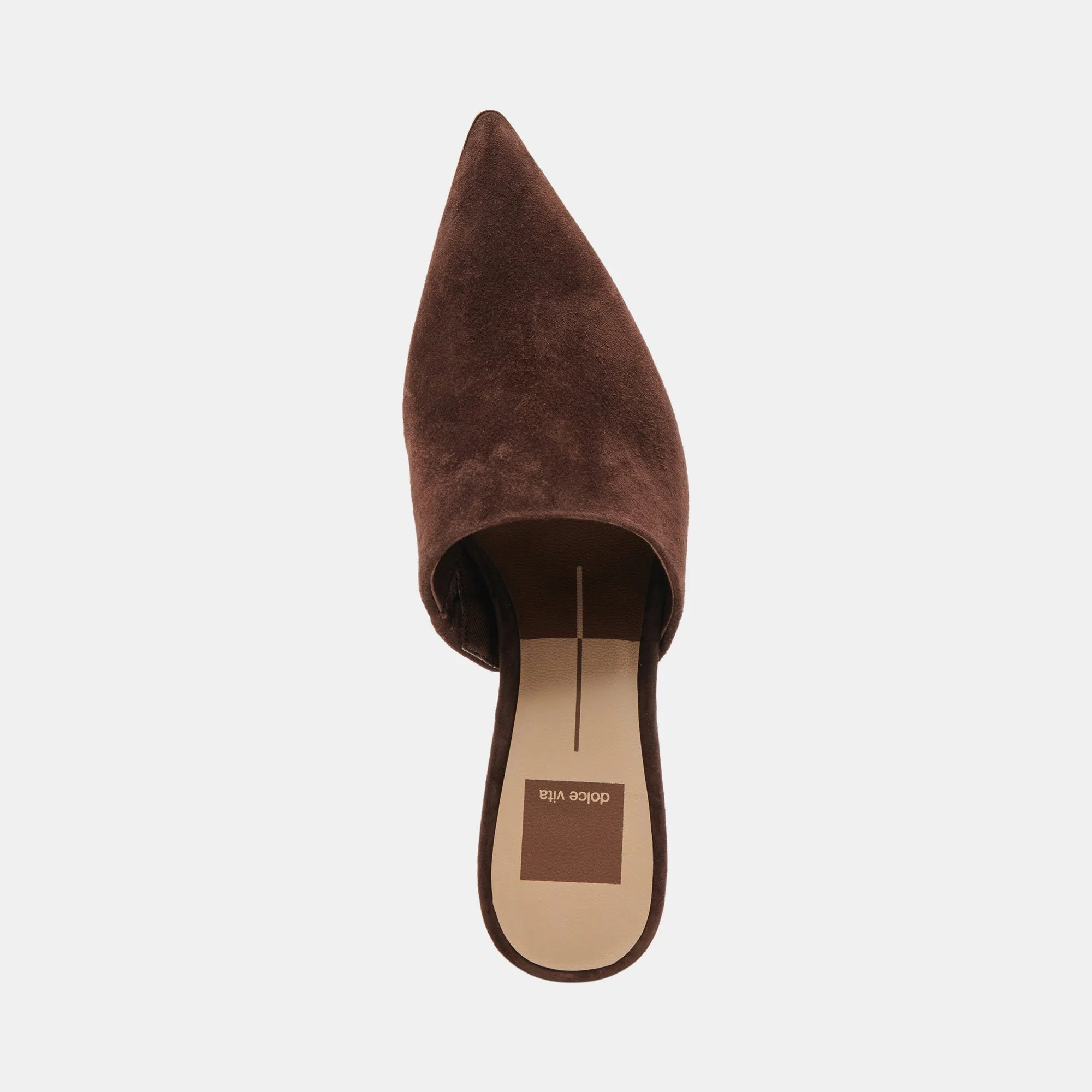 LEXY HEELS DK BROWN SUEDE