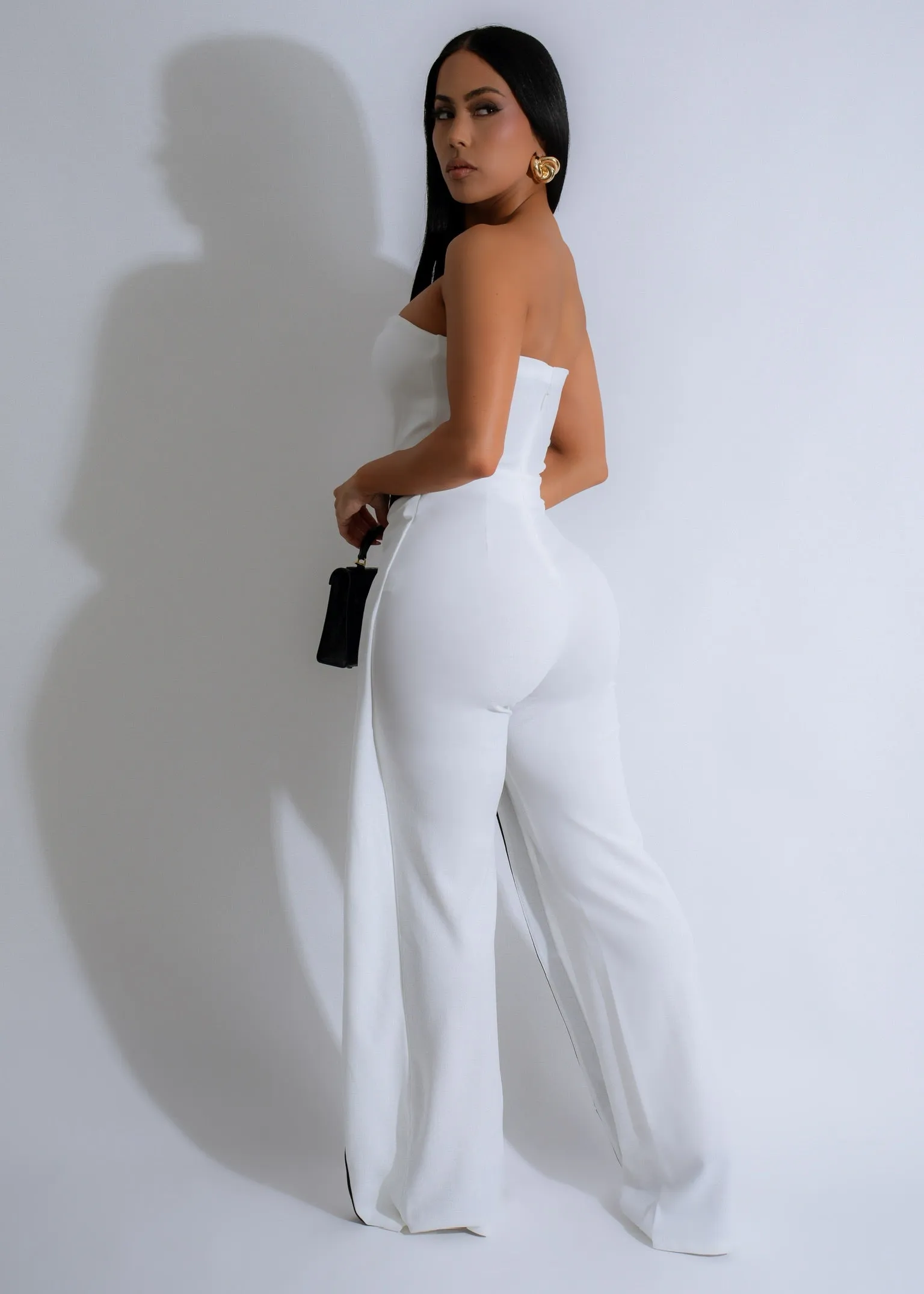 Monarch Elegance Jumpsuit White