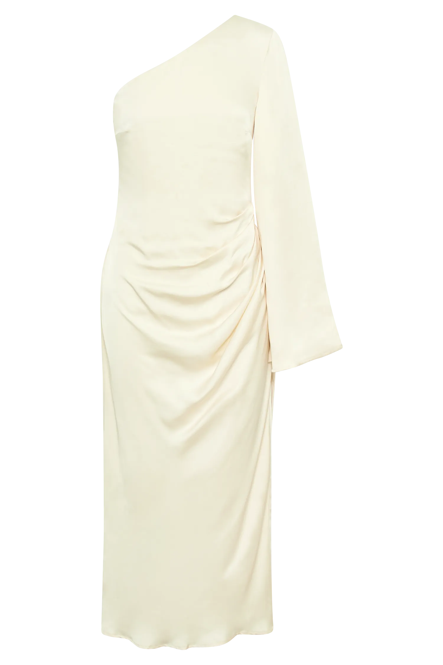 Nyomi One Shoulder Maxi Dress - Ivory