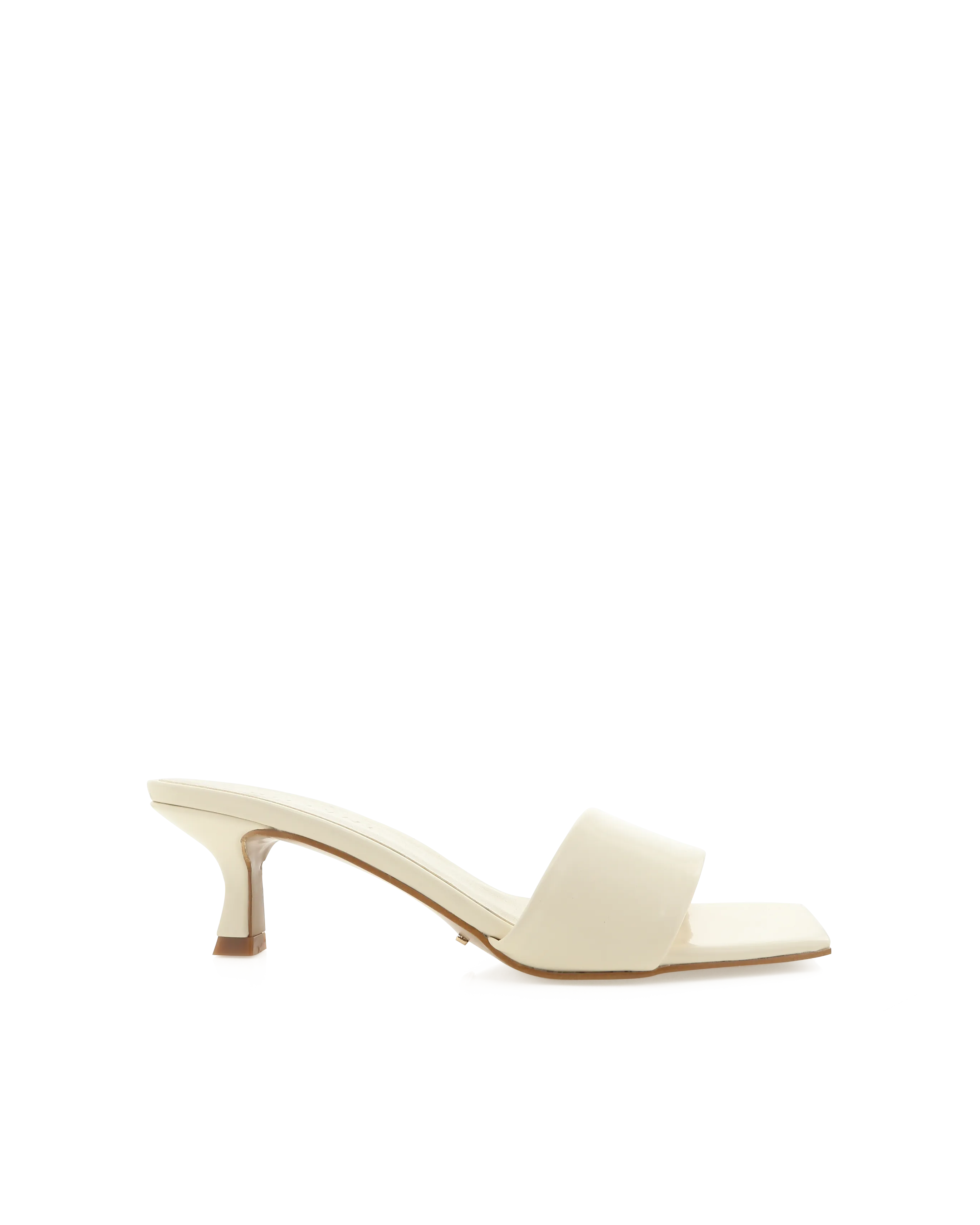 Olga Heels - Ivory Shine