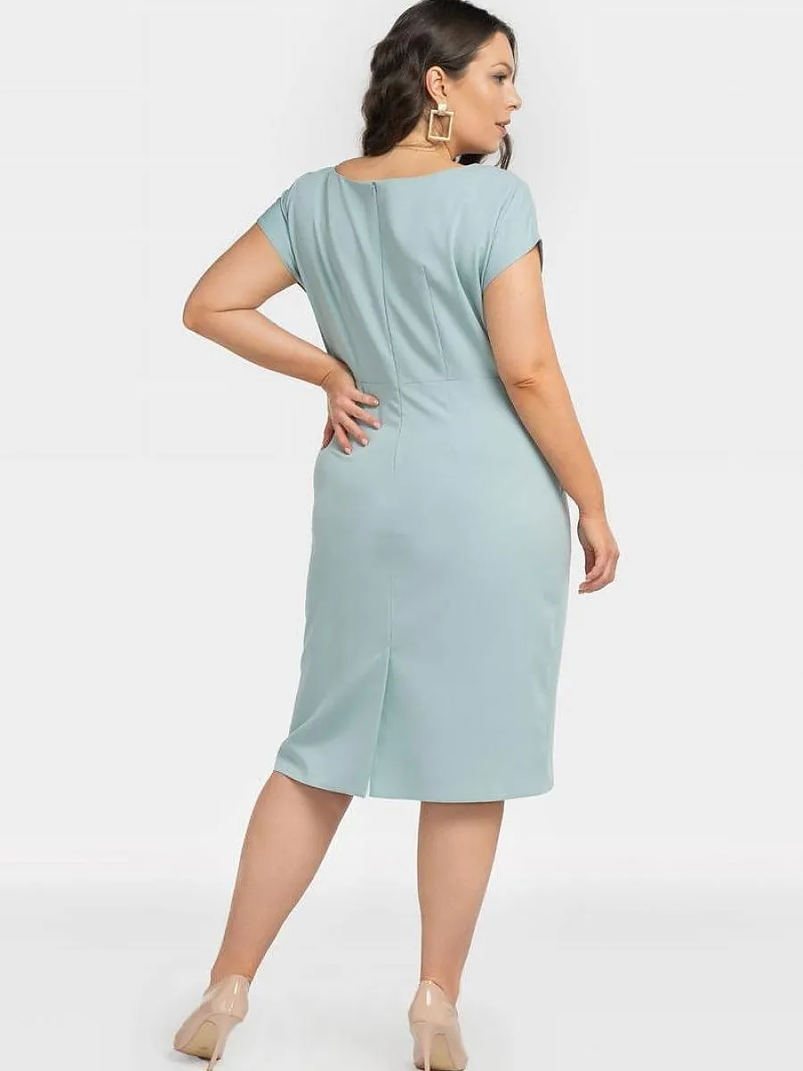 Plus size dress model 196877 Karko