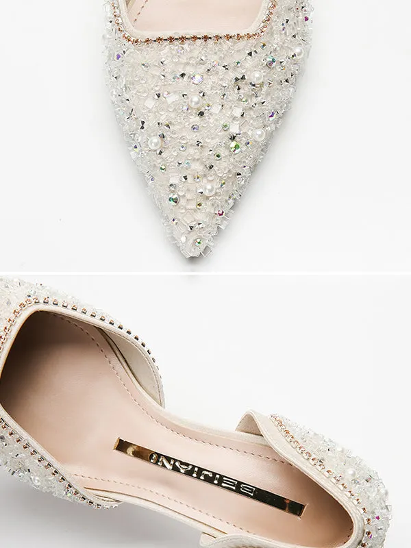 Rhinestone Shiny Pumps