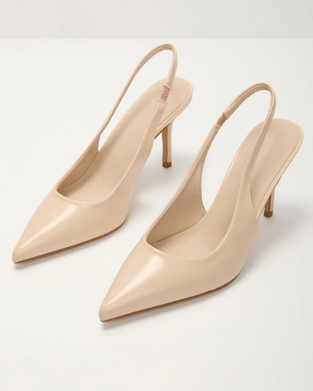 Right Here Slingback Patent Leather Heels