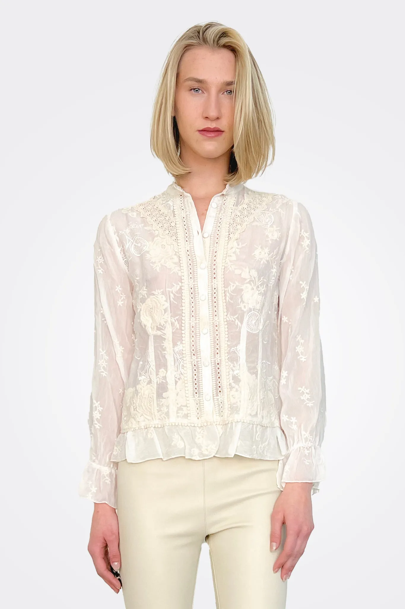 Serene Blouse - Natural