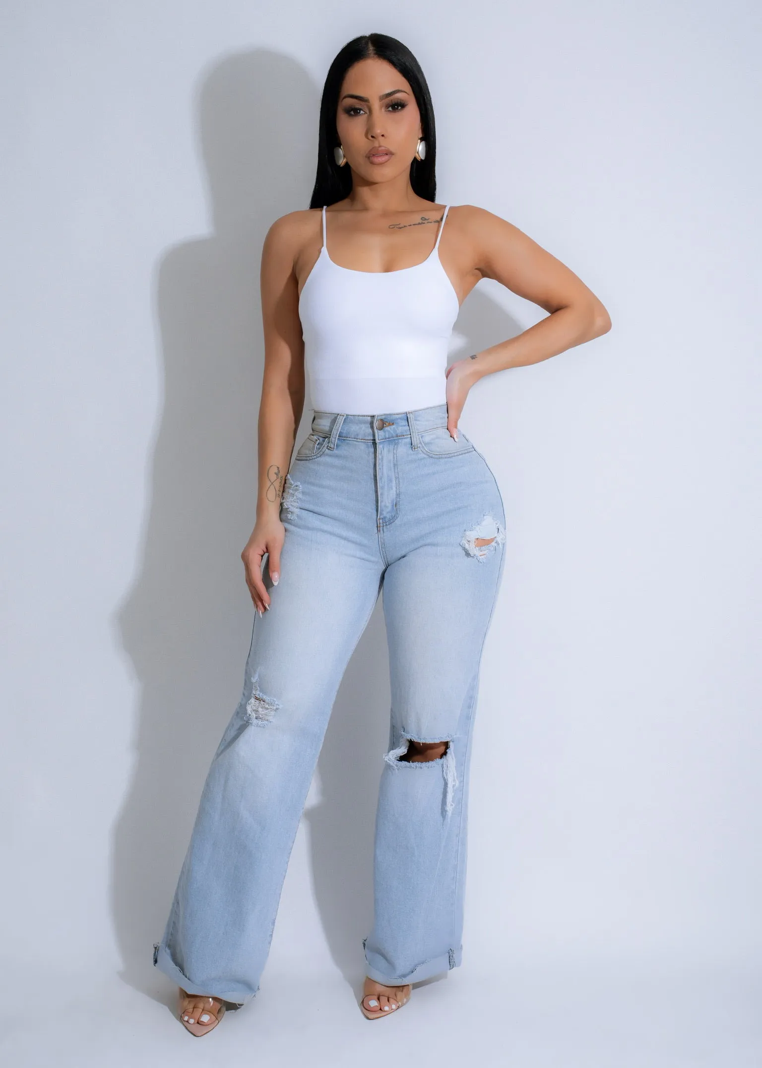 Simplicity Charm Crop Top White