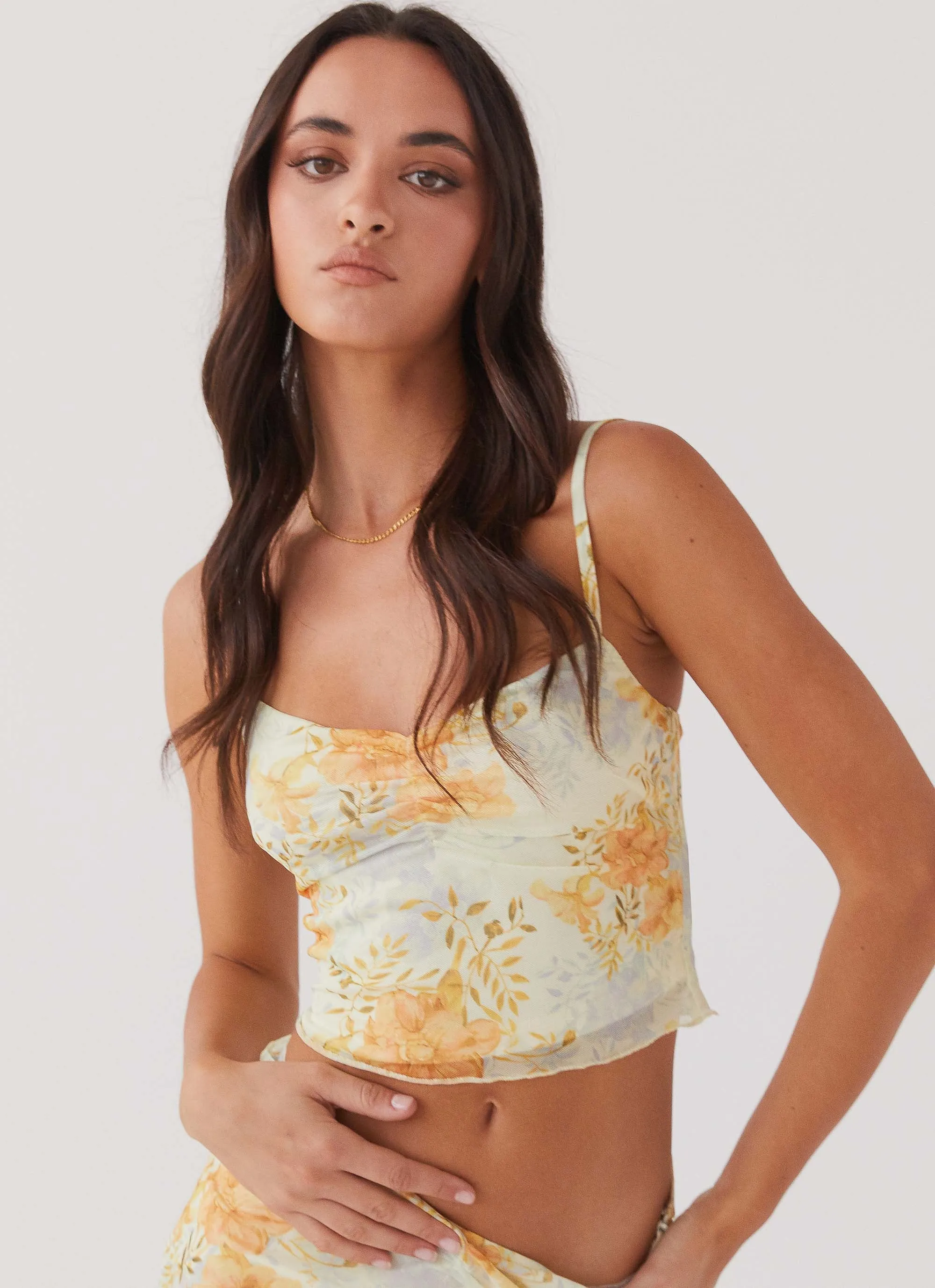 Sun Will Shine Cami Top - Dandelion