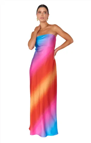 Taylor Tube Dress Sunset Ombre