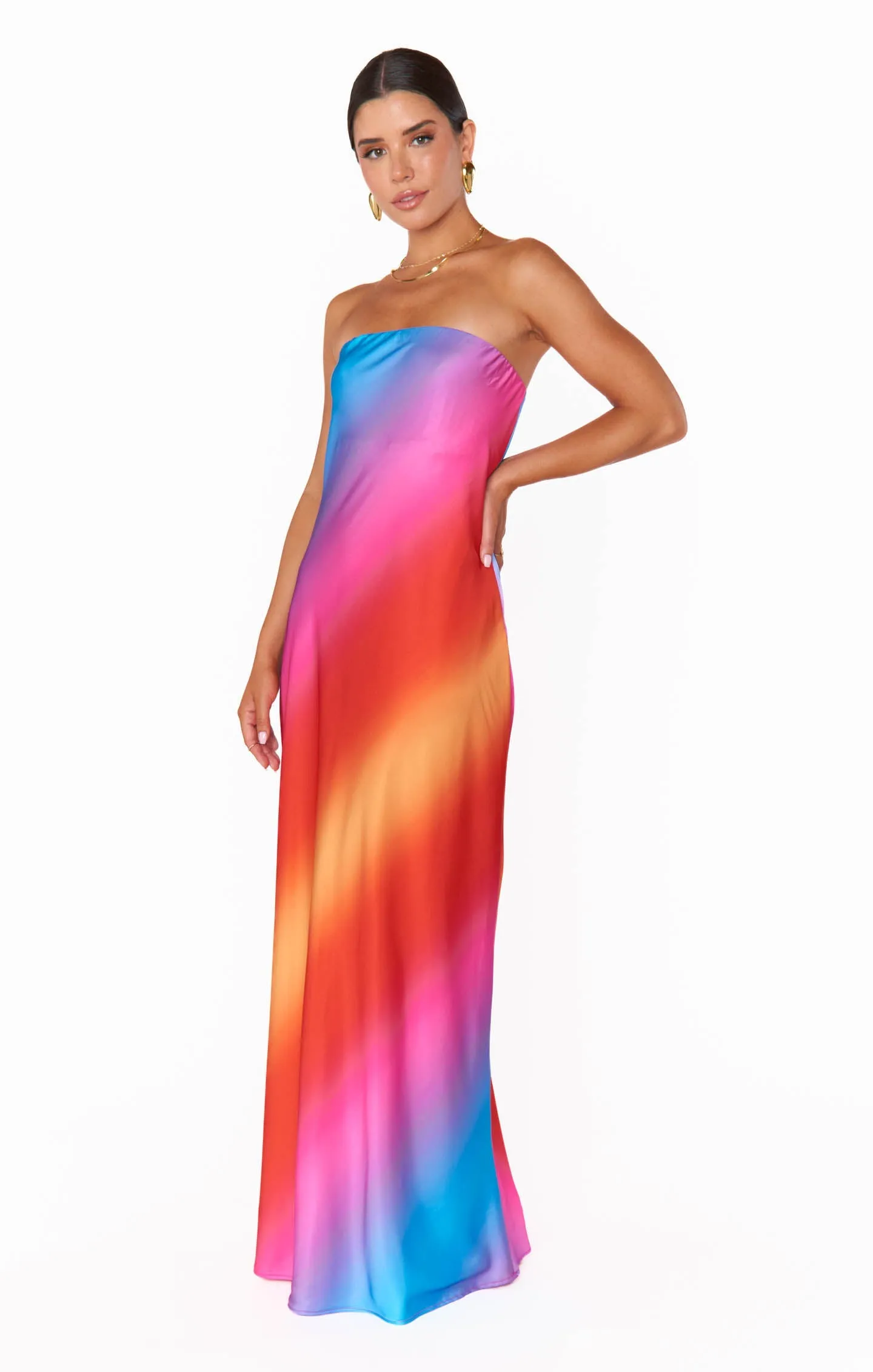 Taylor Tube Dress Sunset Ombre