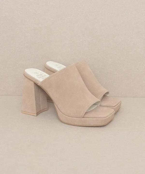 Viviann Platform Slip On Heels