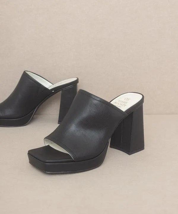 Viviann Platform Slip On Heels