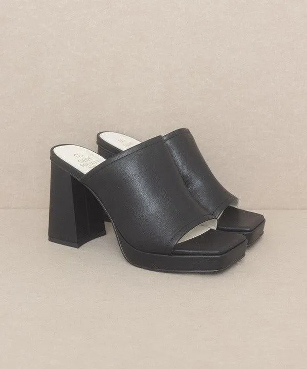 Viviann Platform Slip On Heels