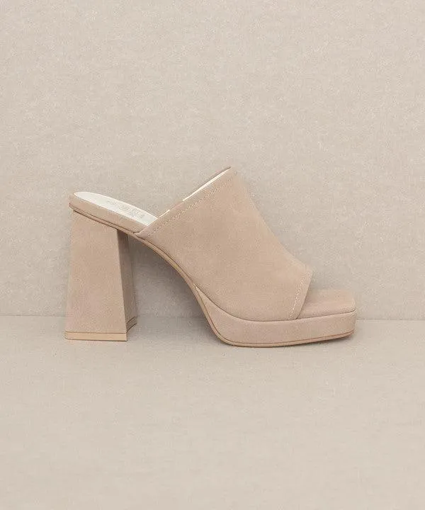 Viviann Platform Slip On Heels