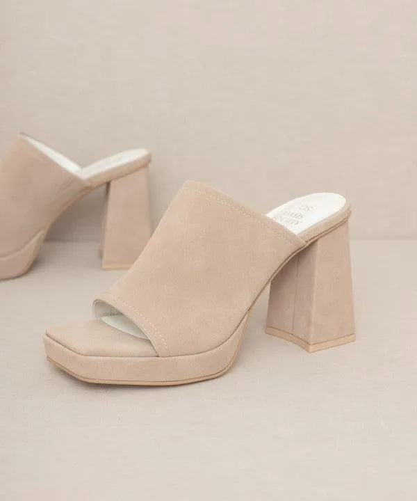 Viviann Platform Slip On Heels